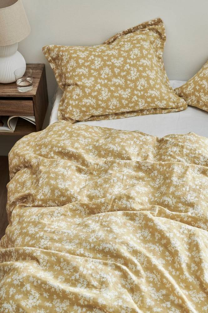 Påslakanset Candela Flower i muslin, 2 delar