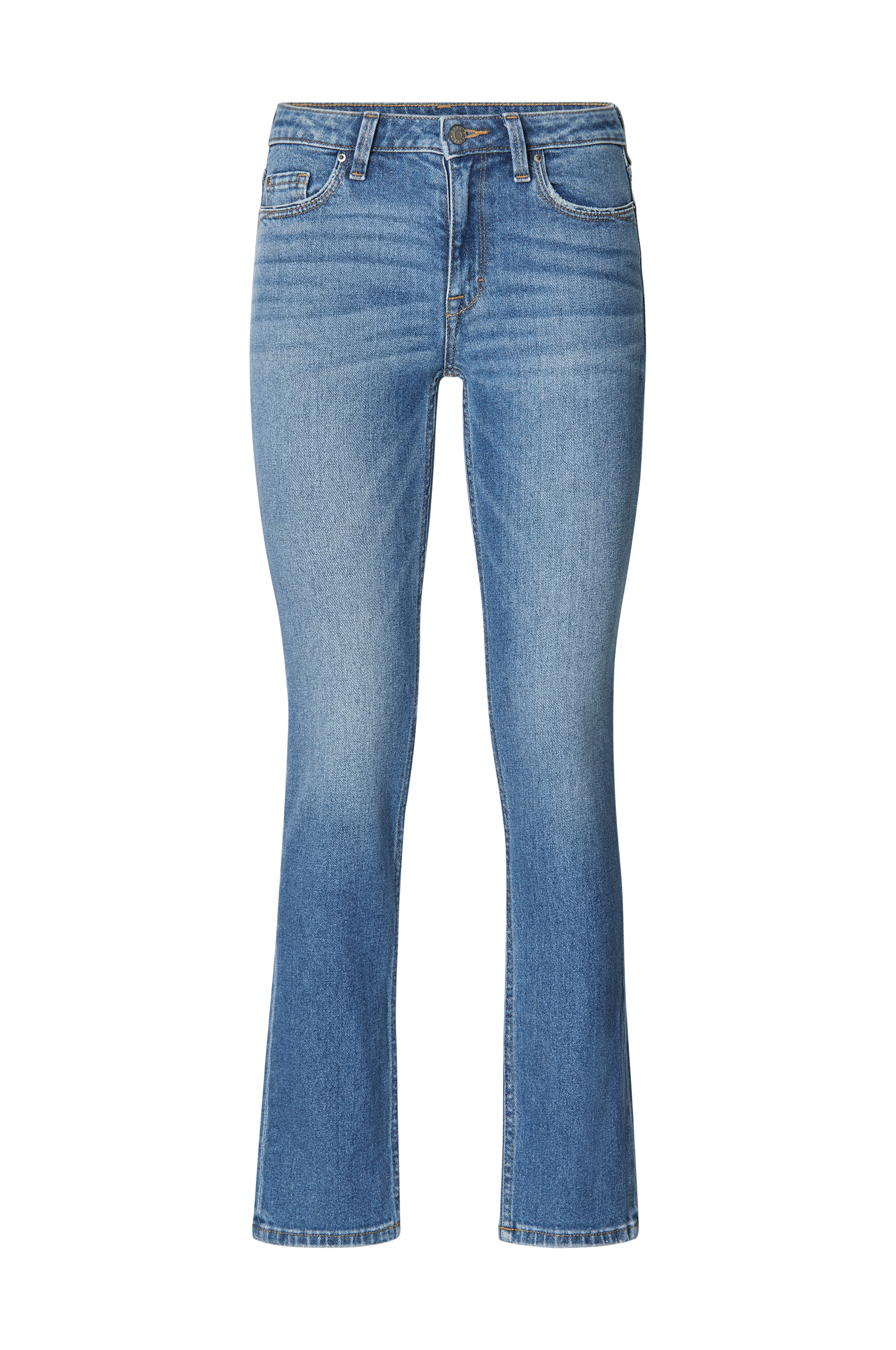Esprit - Jeans Su MR Straight - Blå - W29/L32