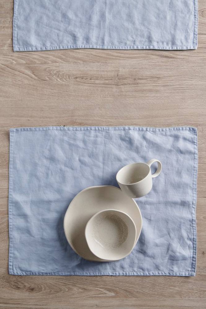 Pöytätabletit Malva 100% pellavaa, 2/pakk.