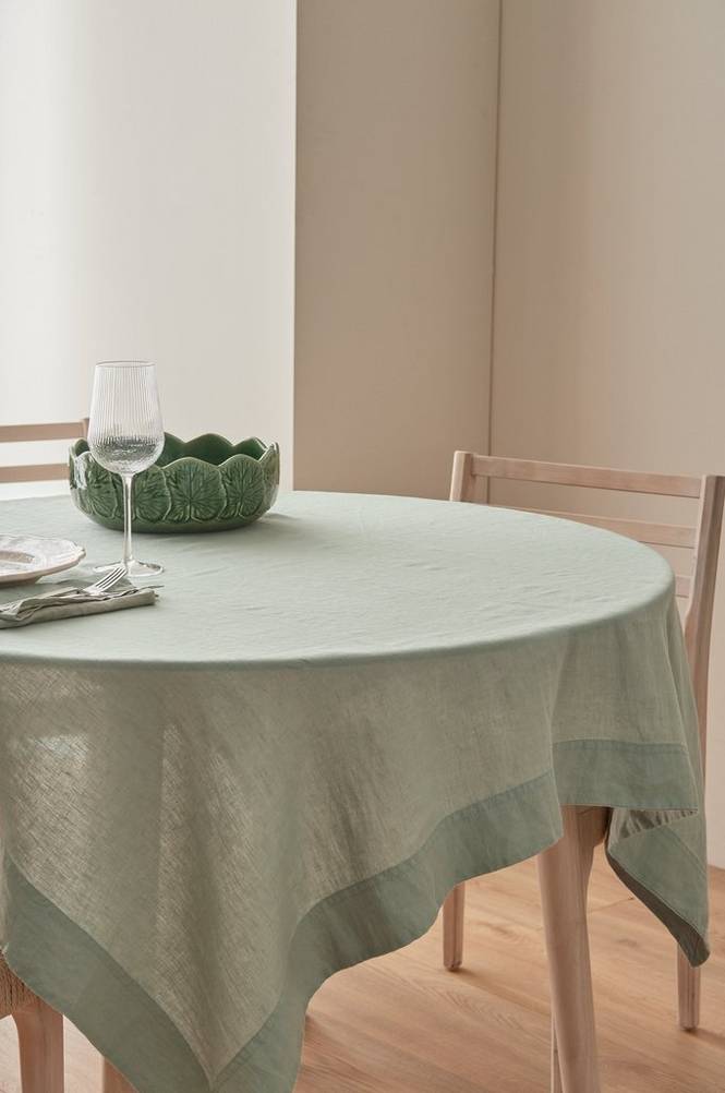 Duk Malva i 100% lin 140x140 cm