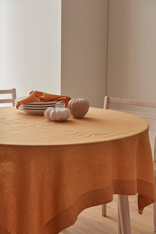Duk Malva i 100% lin 140x140 cm