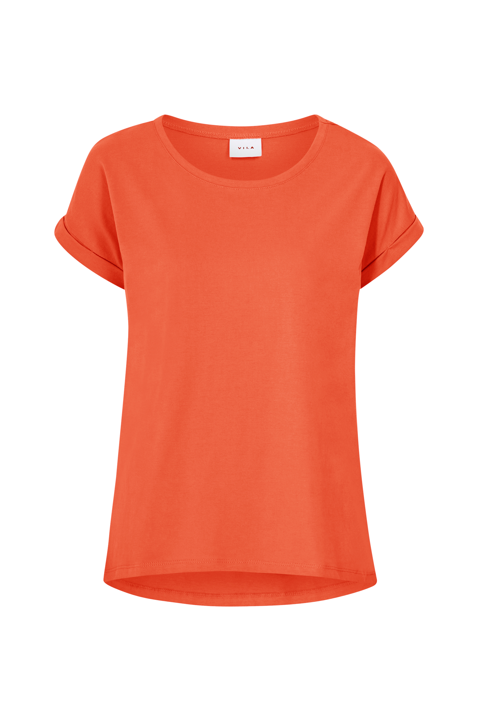 Vila - Top viDreamers New Pure T-shirt - Orange - 38