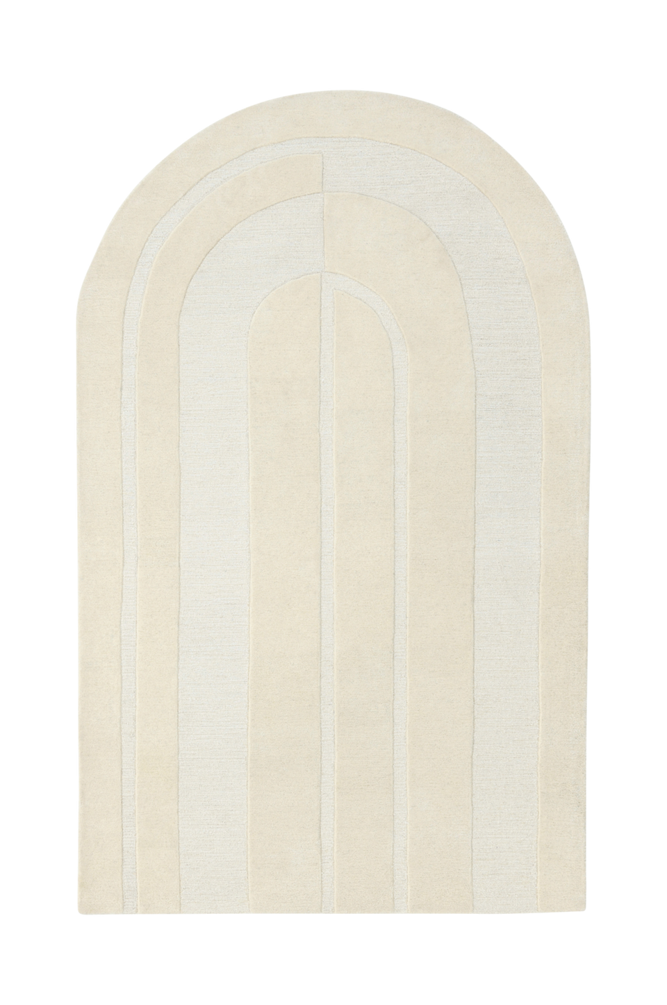 Ellos Home Matta Mysen i ull och viskos, beige från Ellos Home, bild 2