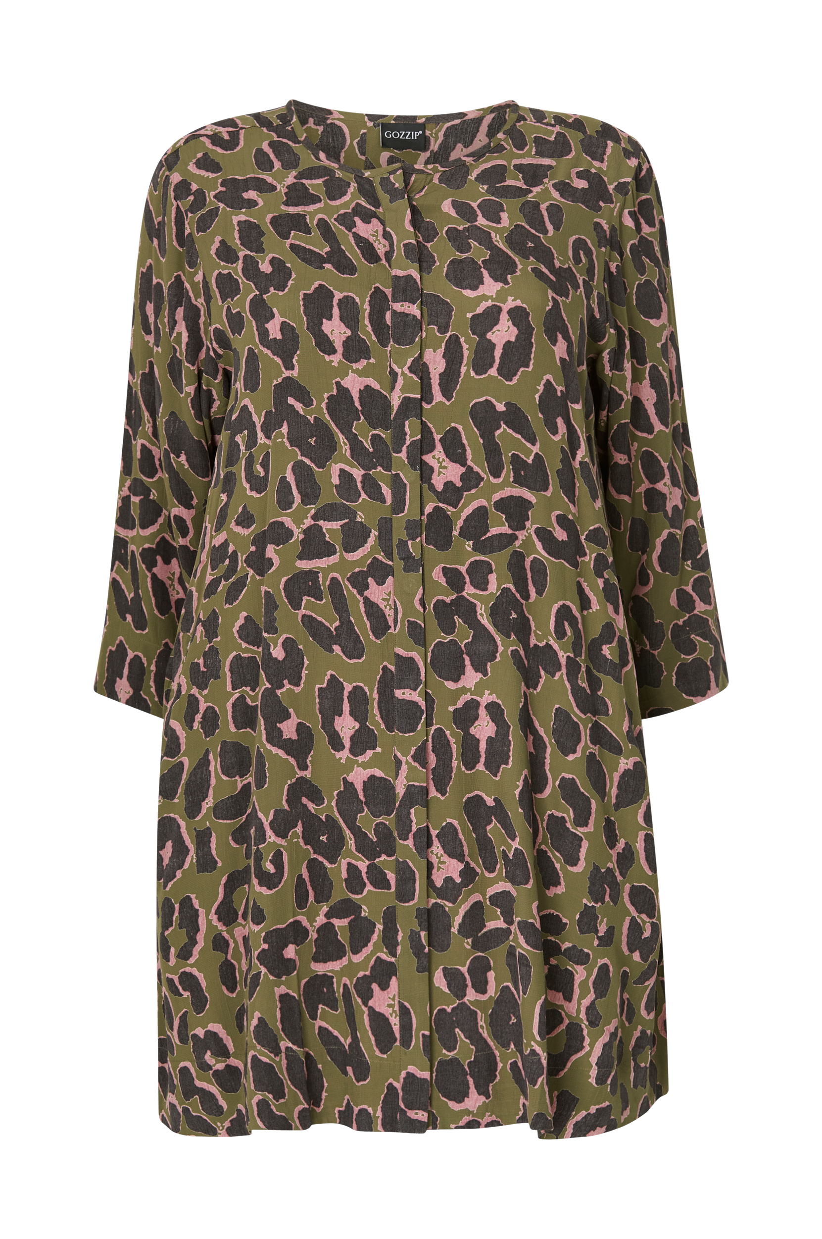 Gozzip  - Tunika Anna-Lise Shirt Tunic - Grøn - 46/48
