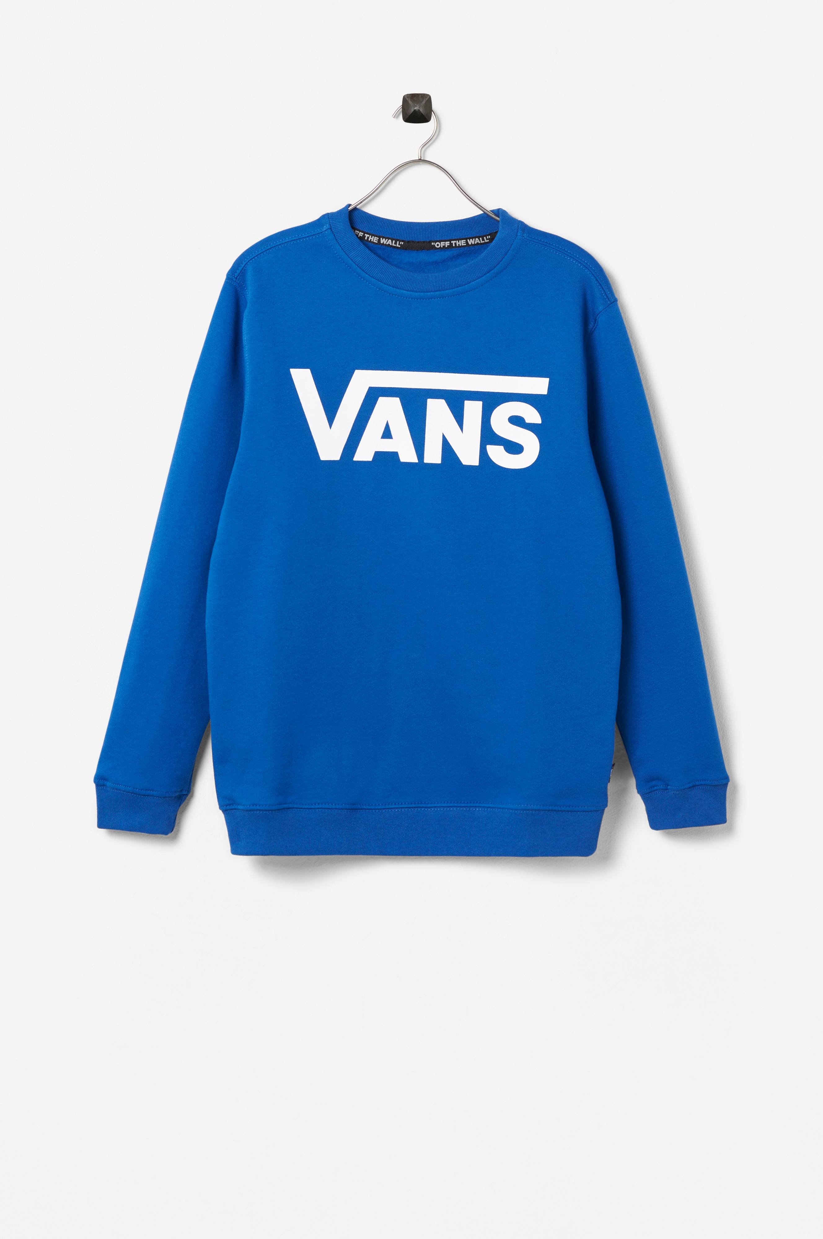 Vans Sweatshirt By Vans Classic Crew Boys Blå Sweatshirts Ellos.se