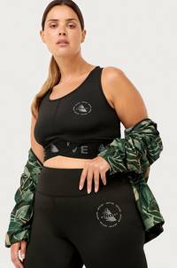 Zizzi - Sport-bh aMandy Sports Bra - Svart - 46/48