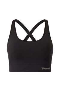 Hummel - Sport-bh hmlClea Seamless Sports Top - Svart - 38/40