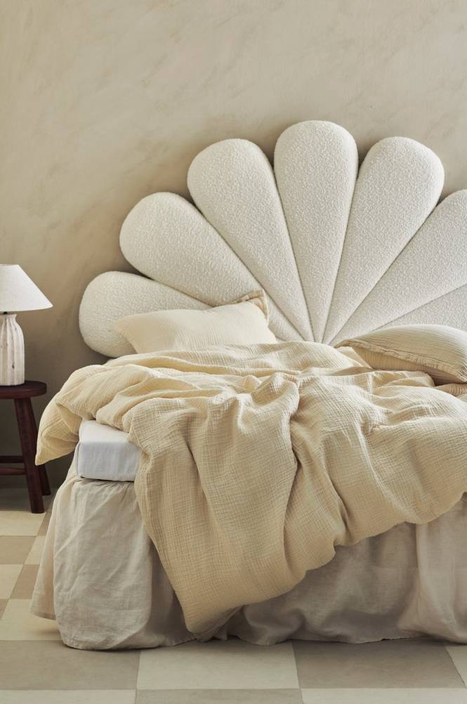Sänggavel Flora Bouclé 180 cm