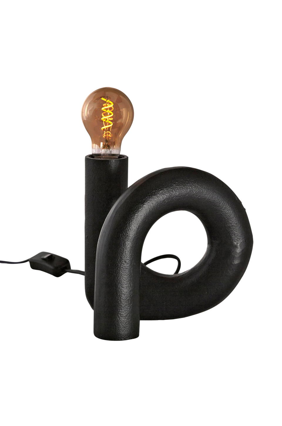 PR Home Lampfot Notice Swirl 18 cm, svart från PR Home, bild 5