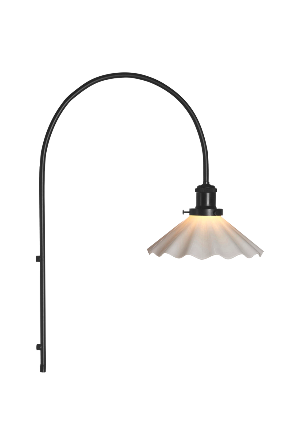 PR Home Vägglampa August veckad 25 cm, vit från PR Home, bild 2