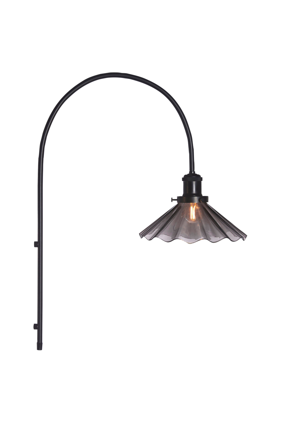 PR Home Vägglampa August veckad 25 cm, svart från PR Home, bild 5