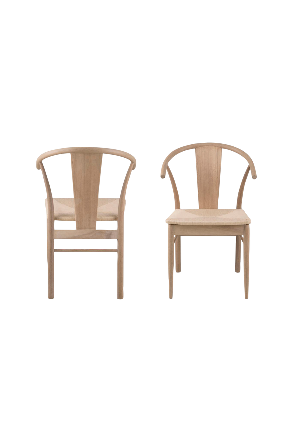 AC Design Furniture Matsalsstol med armstöd Dominique, 2-pack, beige från AC Design Furniture, bild 5