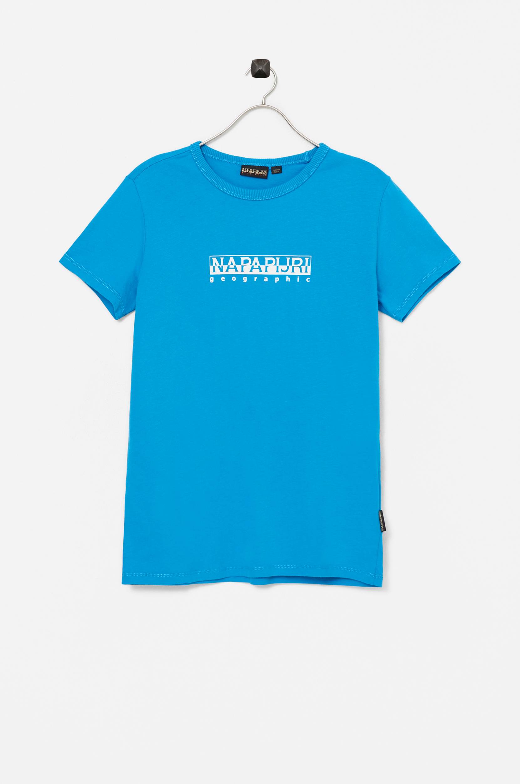 Napapijri - T-shirt K S-Box SS 2 - Blå - 134/140
