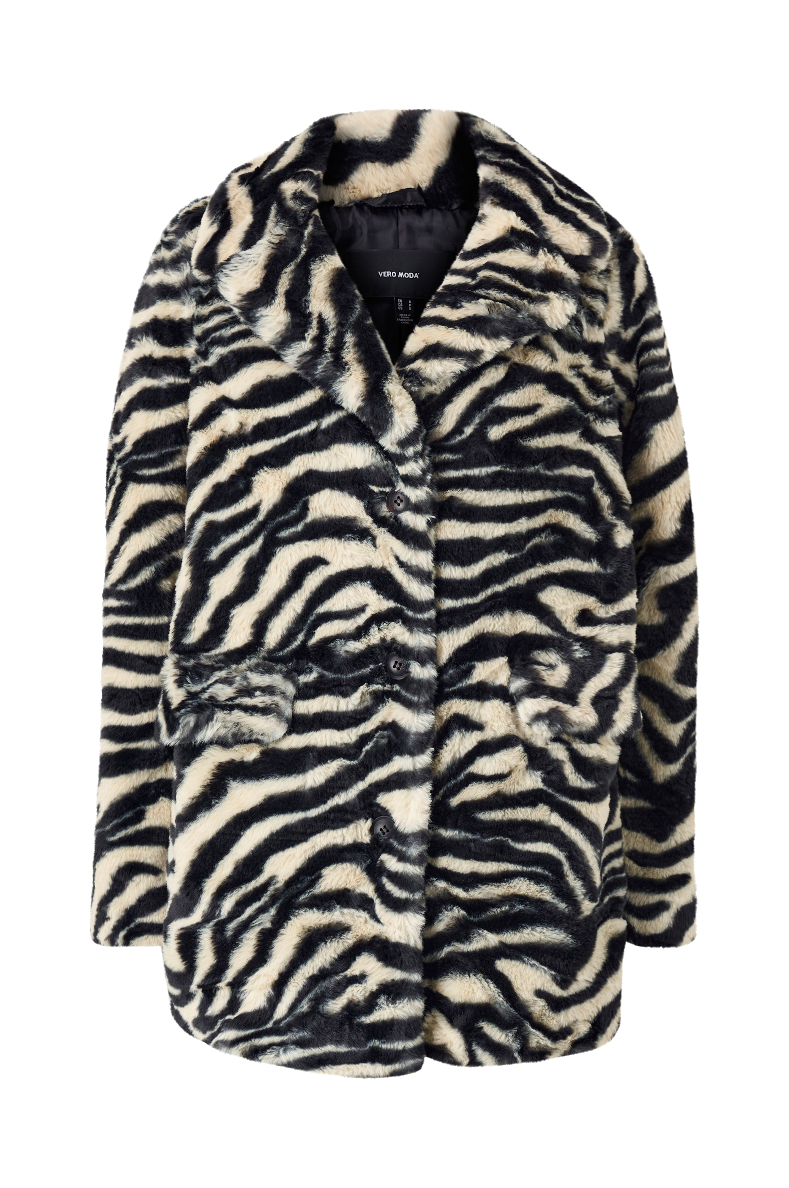 kaste brænde beslag Vero Moda Kunstig pels vmRome Faux Fur Jacket - Sort - Jakker | Ellos.dk