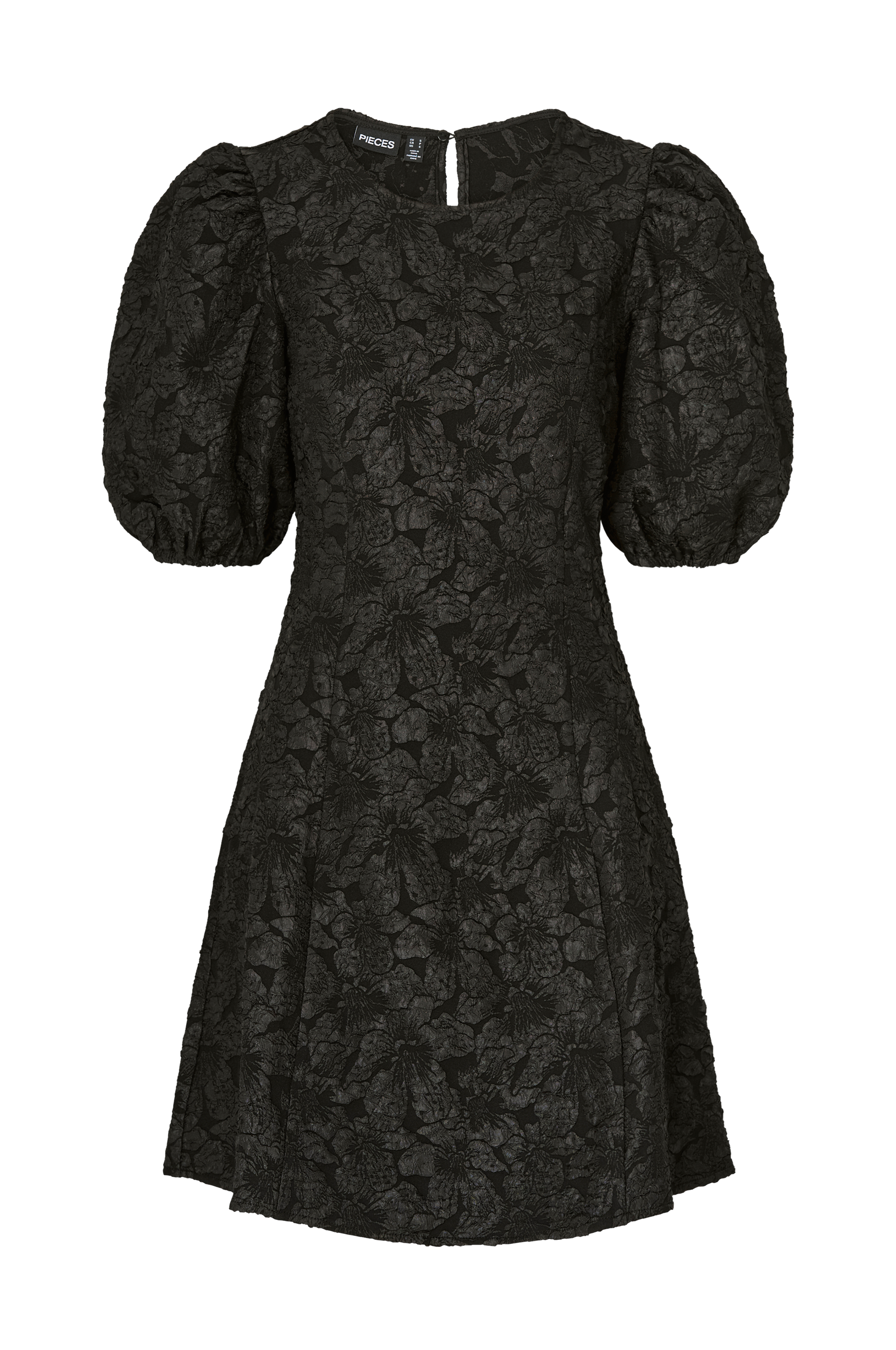 pieces - Kjole pcAlima SS Short Dress - Sort - 36
