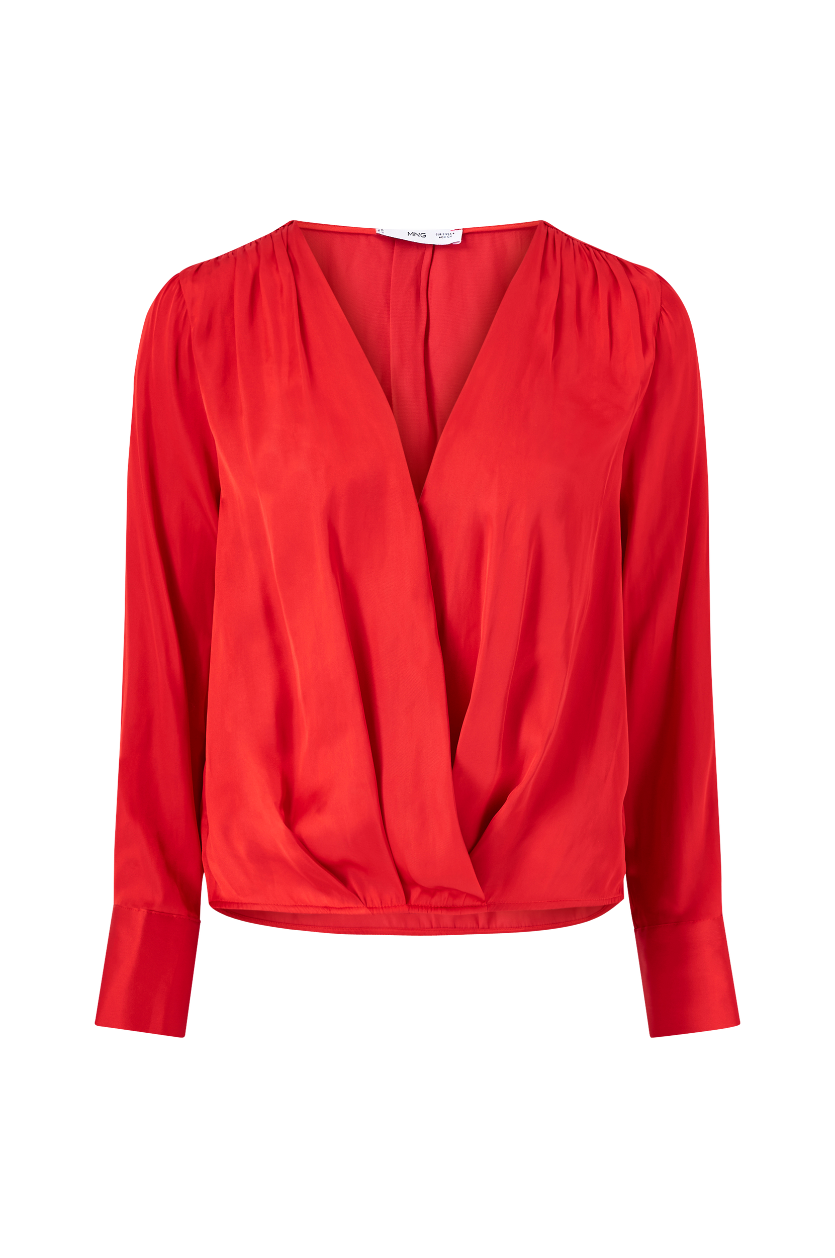 Mango - Bluse 234Cris2 - Rød - 44