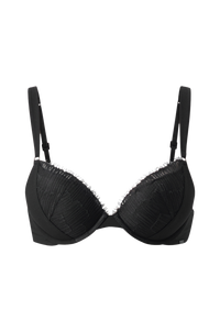 Calvin Klein Underwear - Push up-bh Push Up Plunge - Svart - 75A
