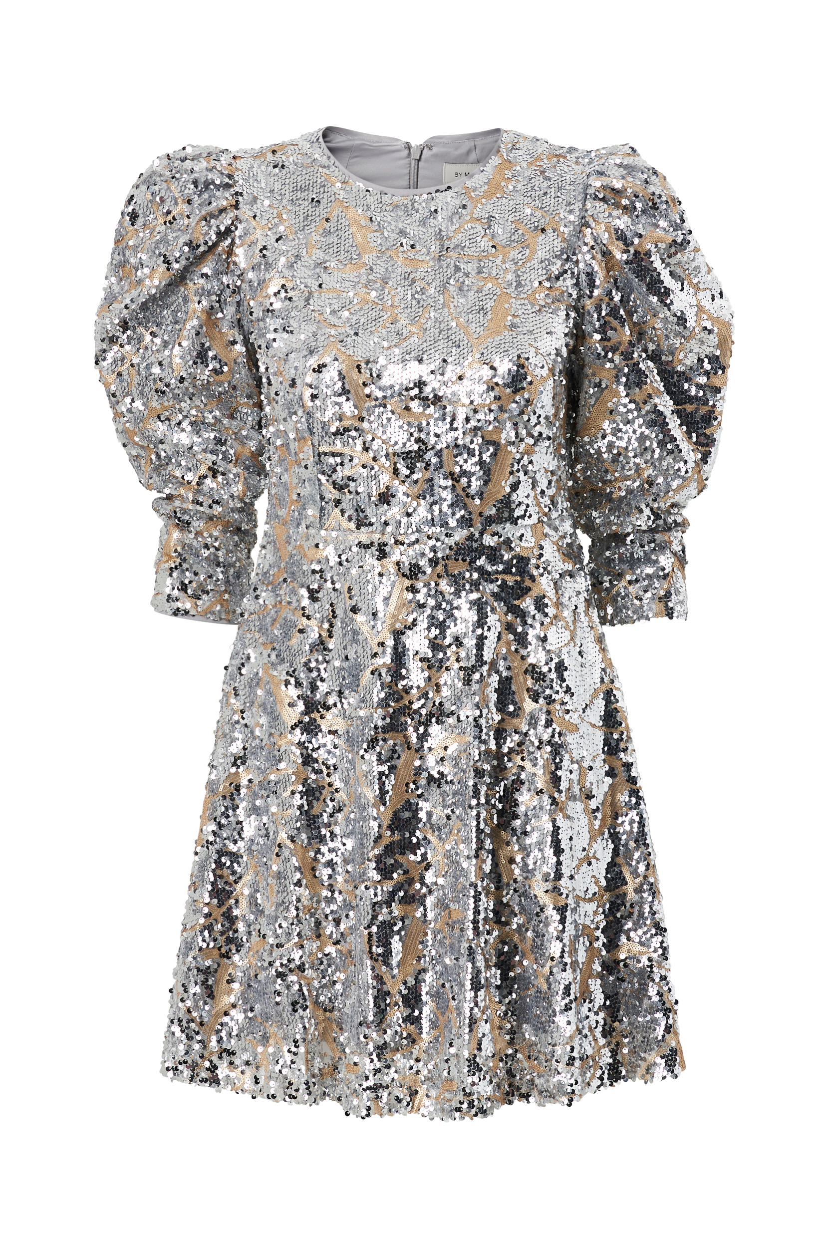 By Malina - Pailletkjole Hollis Sequin Dress - Sølvfarvet - 40
