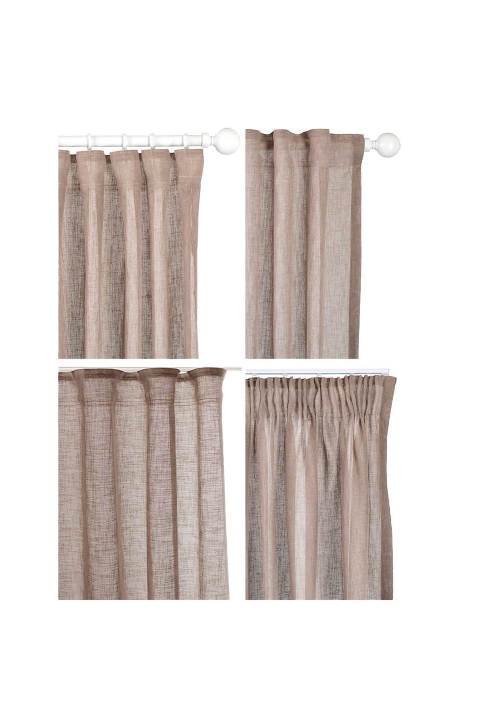 Hasta Gardin Malva 268x280 cm, beige från Hasta, bild 2