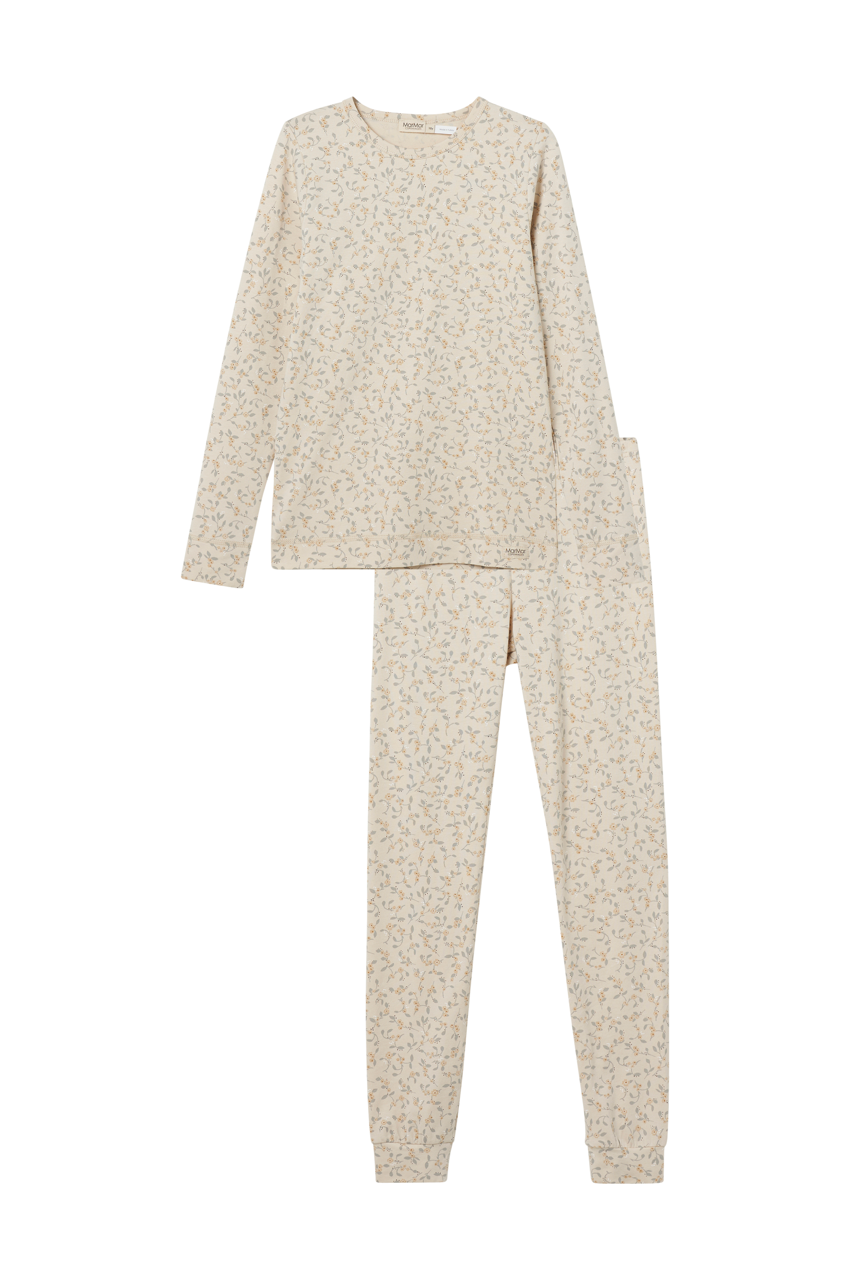 MarMar Copenhagen - Pyjamas Modal Smooth Print - Natur - 128