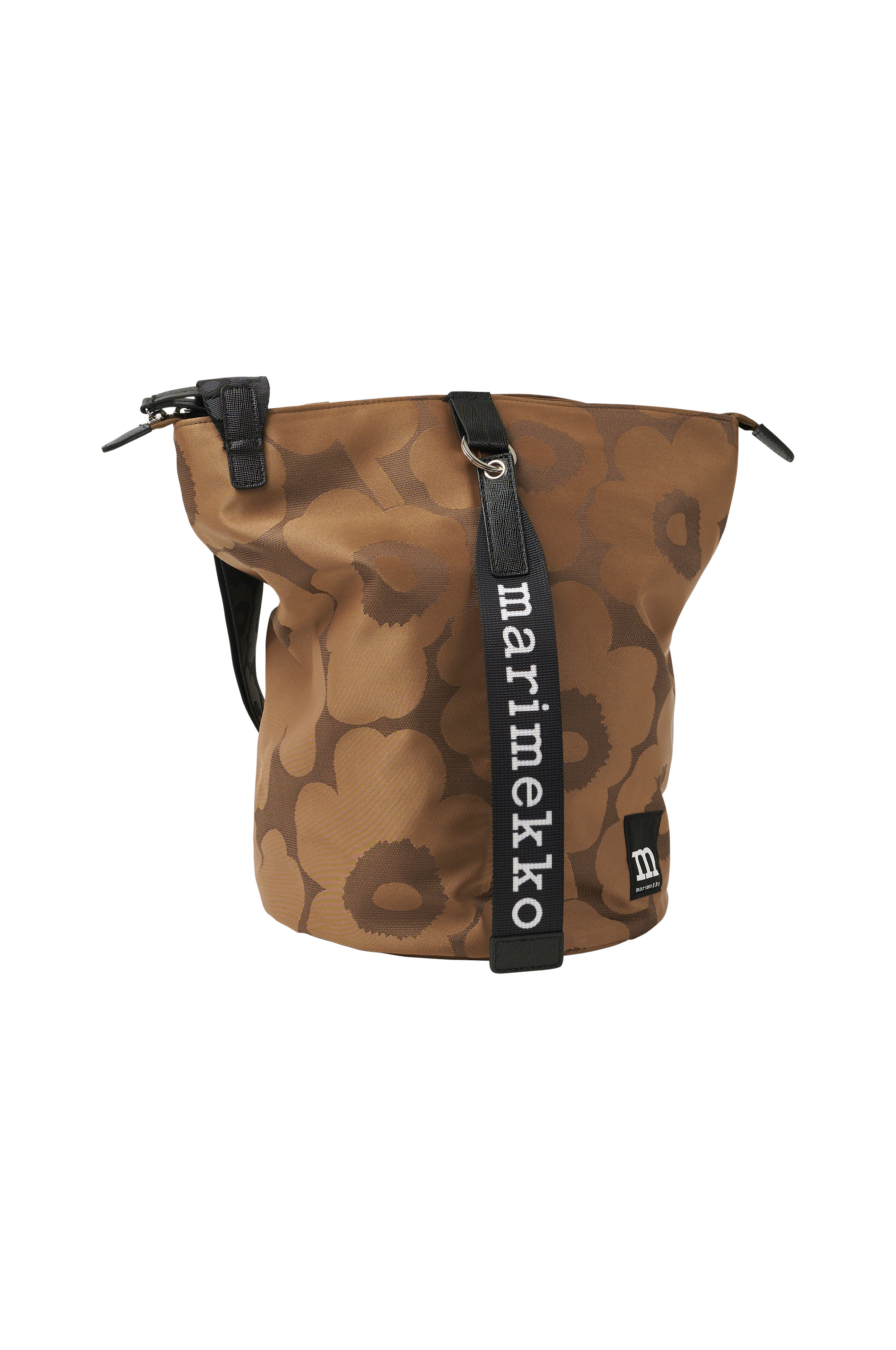 Marimekko Taske All Day Bucket Unikko - Brun - Skuldertasker