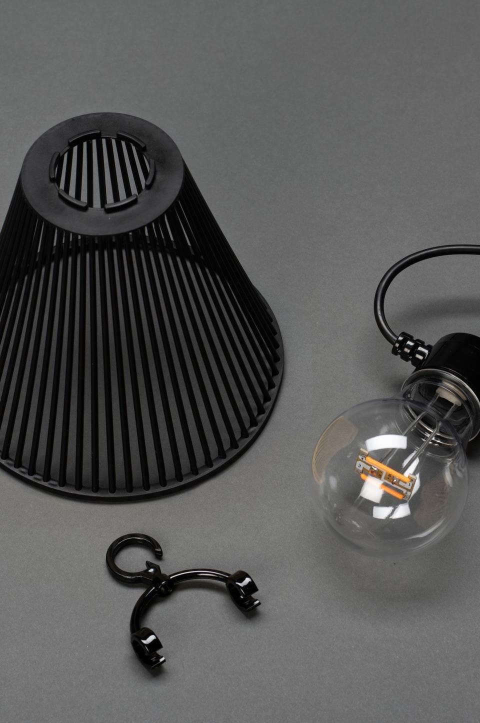 Konstsmide Tilläggsslinga ARON E27 10 LED 915 cm, svart från Konstsmide, bild 2