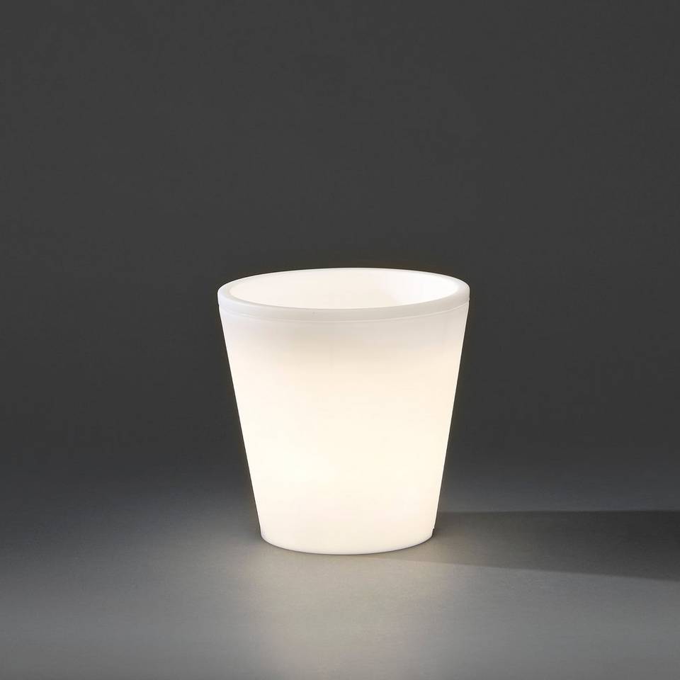 Konstsmide Blomkruka Assisi liten LED 28 cm, vit från Konstsmide, bild 5