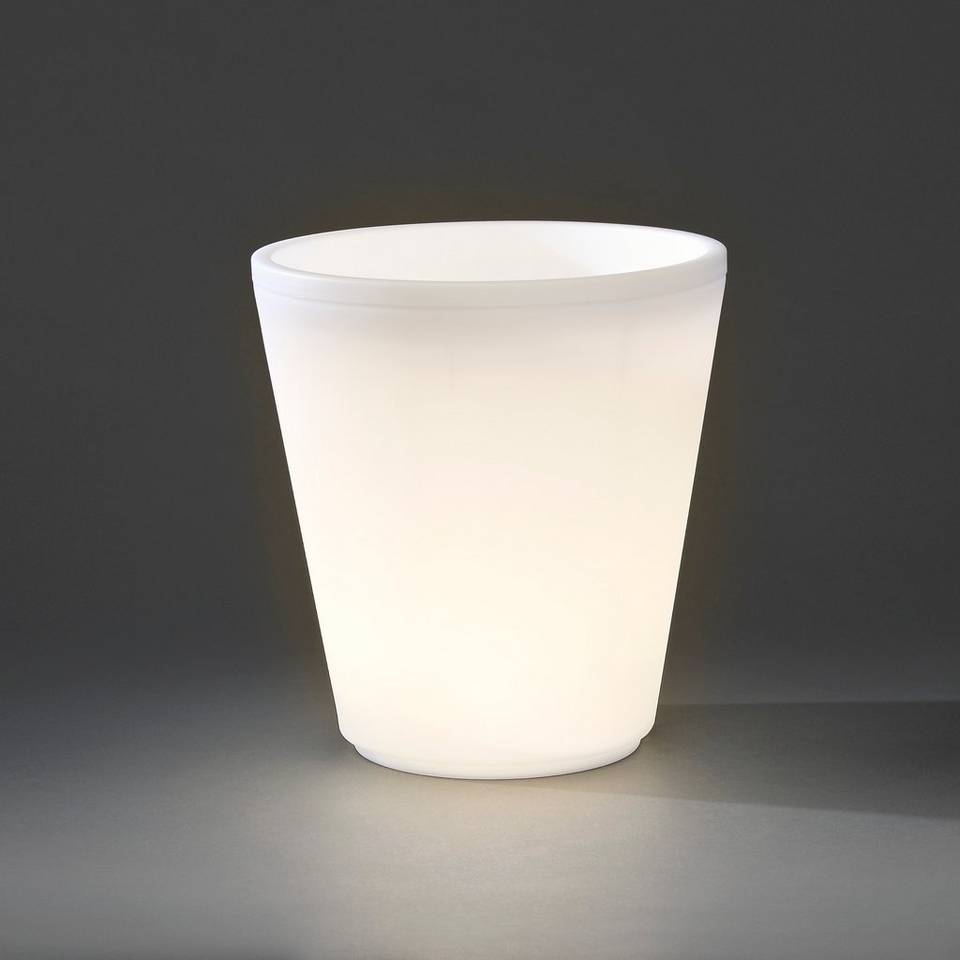 Konstsmide Blomkruka Assisi stor LED 40 cm, vit från Konstsmide, bild 5