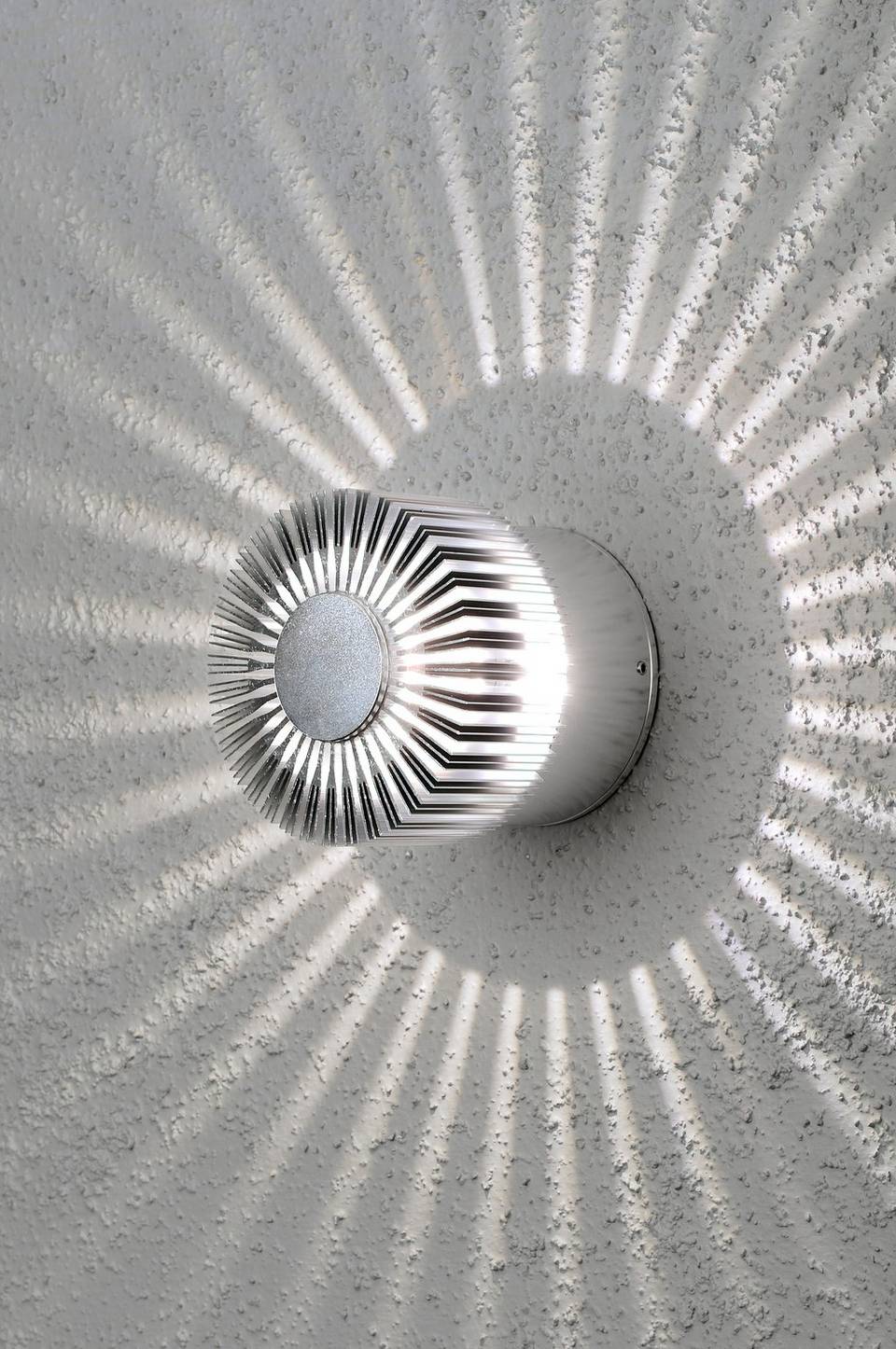 Konstsmide Vägglykta Monza High Power LED 9 cm, grå från Konstsmide, bild 5