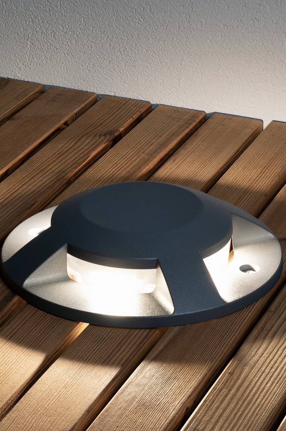 Konstsmide Markspot LED 12W 4-väg 4,5 cm, grå från Konstsmide, bild 2