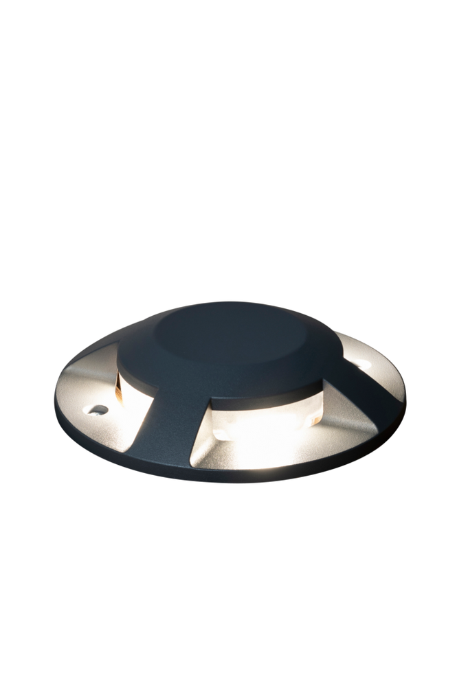 Markspot LED 12W 4-väg 4,5 cm