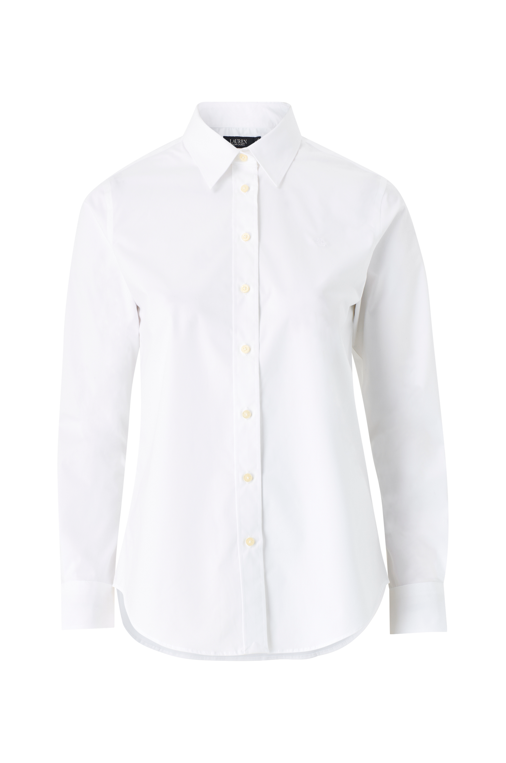 Lauren Ralph Lauren - Skjorte 50S Str Pure Press-Shirt - Hvid - 46