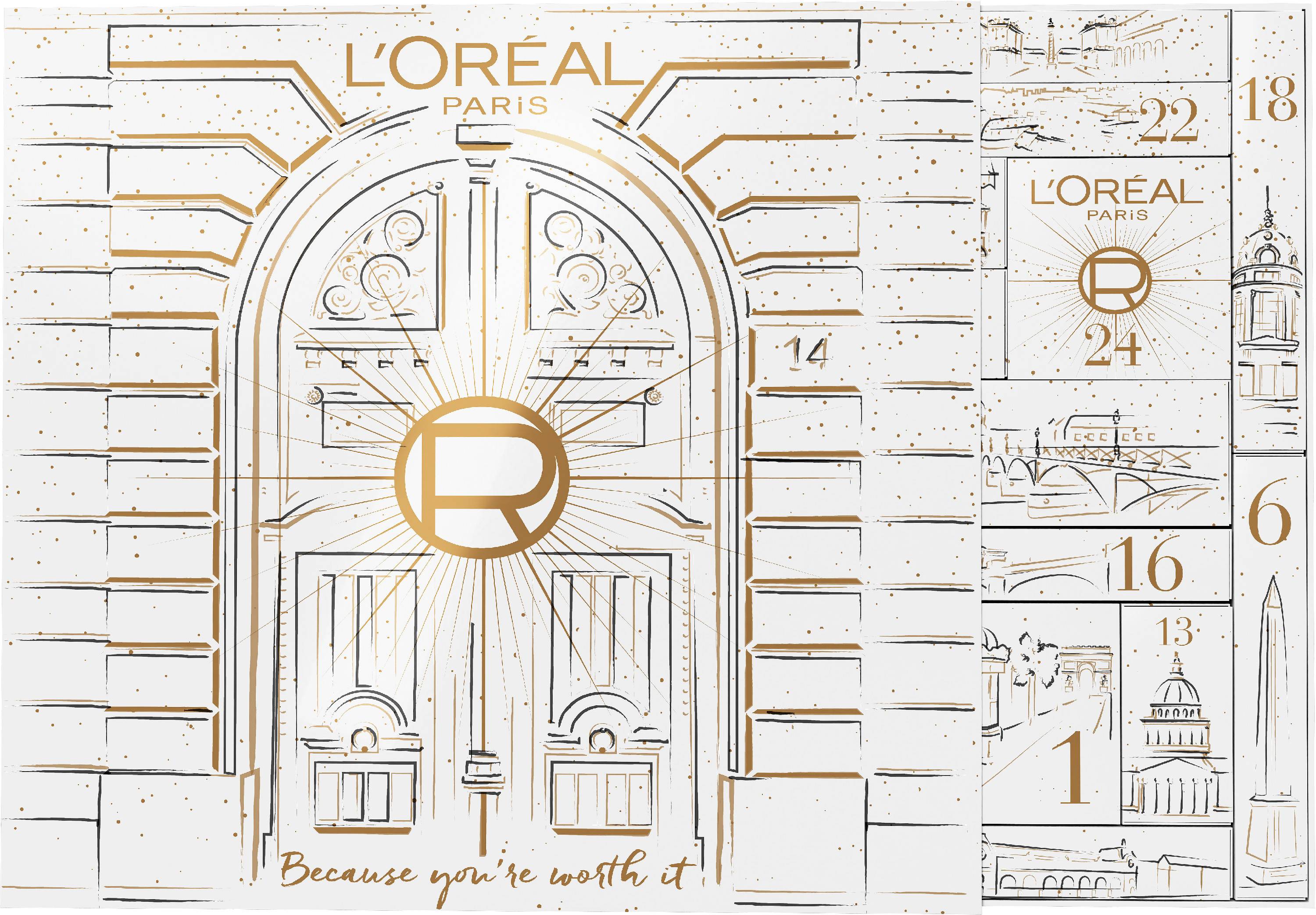 L'Oréal Paris Christmas Advent Calendar Makeup Ellos.se