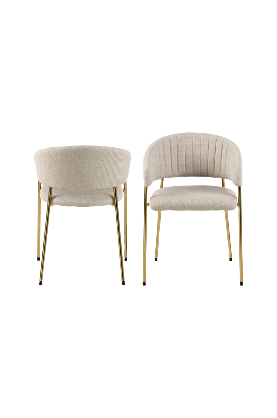 AC Design Furniture Karmstol Smilla, 2-pack, beige från AC Design Furniture, bild 5