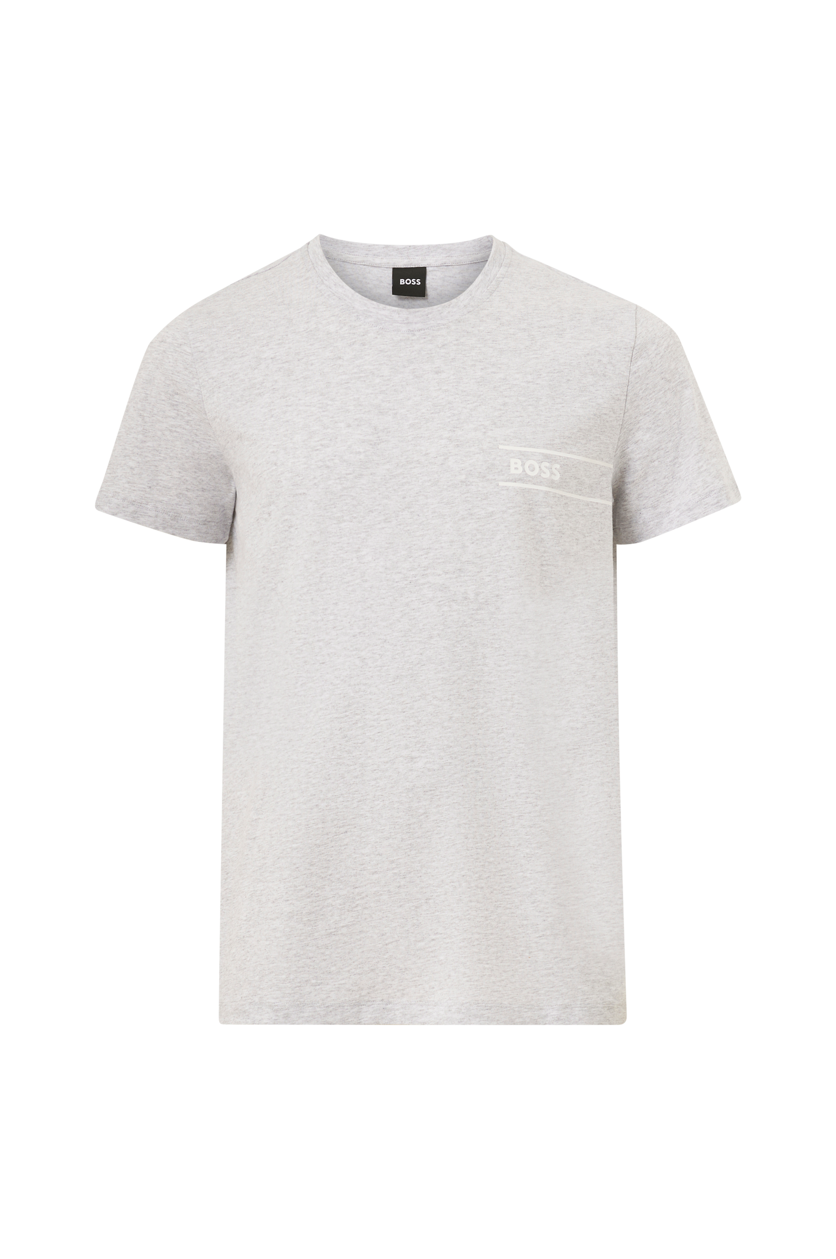BOSS - T-shirt RN 24 - Sølvfarvet - XL