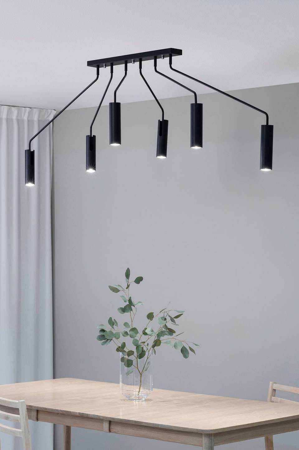 Markslöjd Taklampa RAMUS 6L, svart från Markslöjd, bild 2