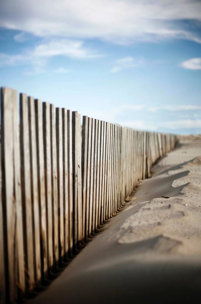 Poster Sand behind bars