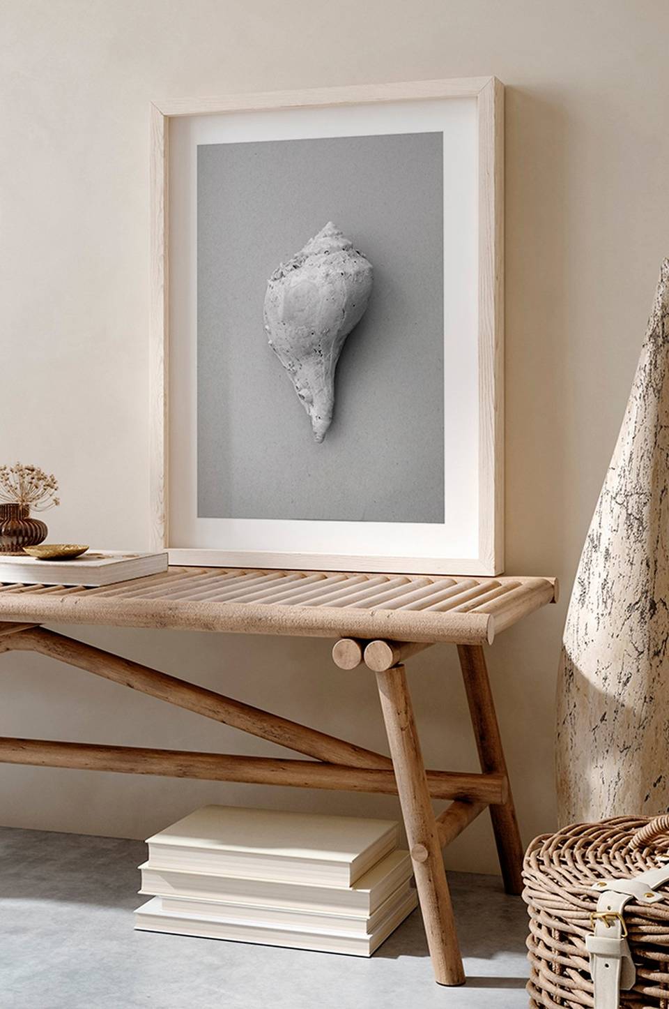 Malerifabrikken Poster Shell, grå från Malerifabrikken, bild 2
