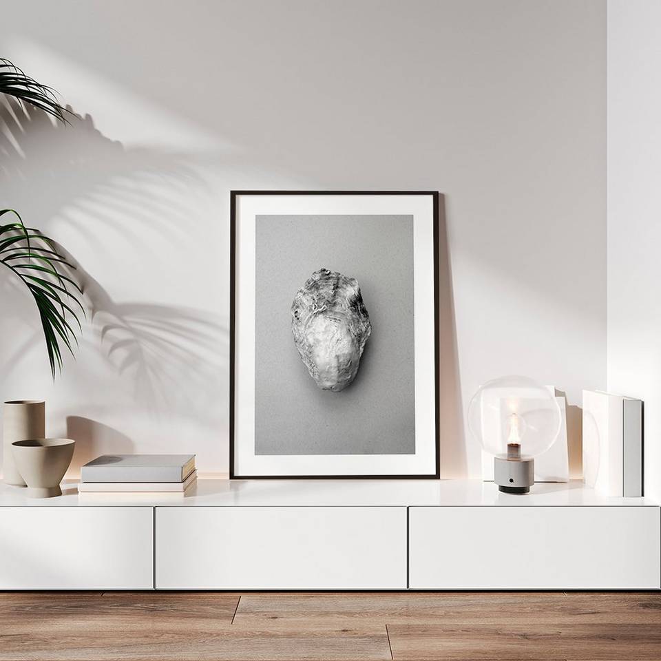 Malerifabrikken Poster Oyster 1, grå från Malerifabrikken, bild 2
