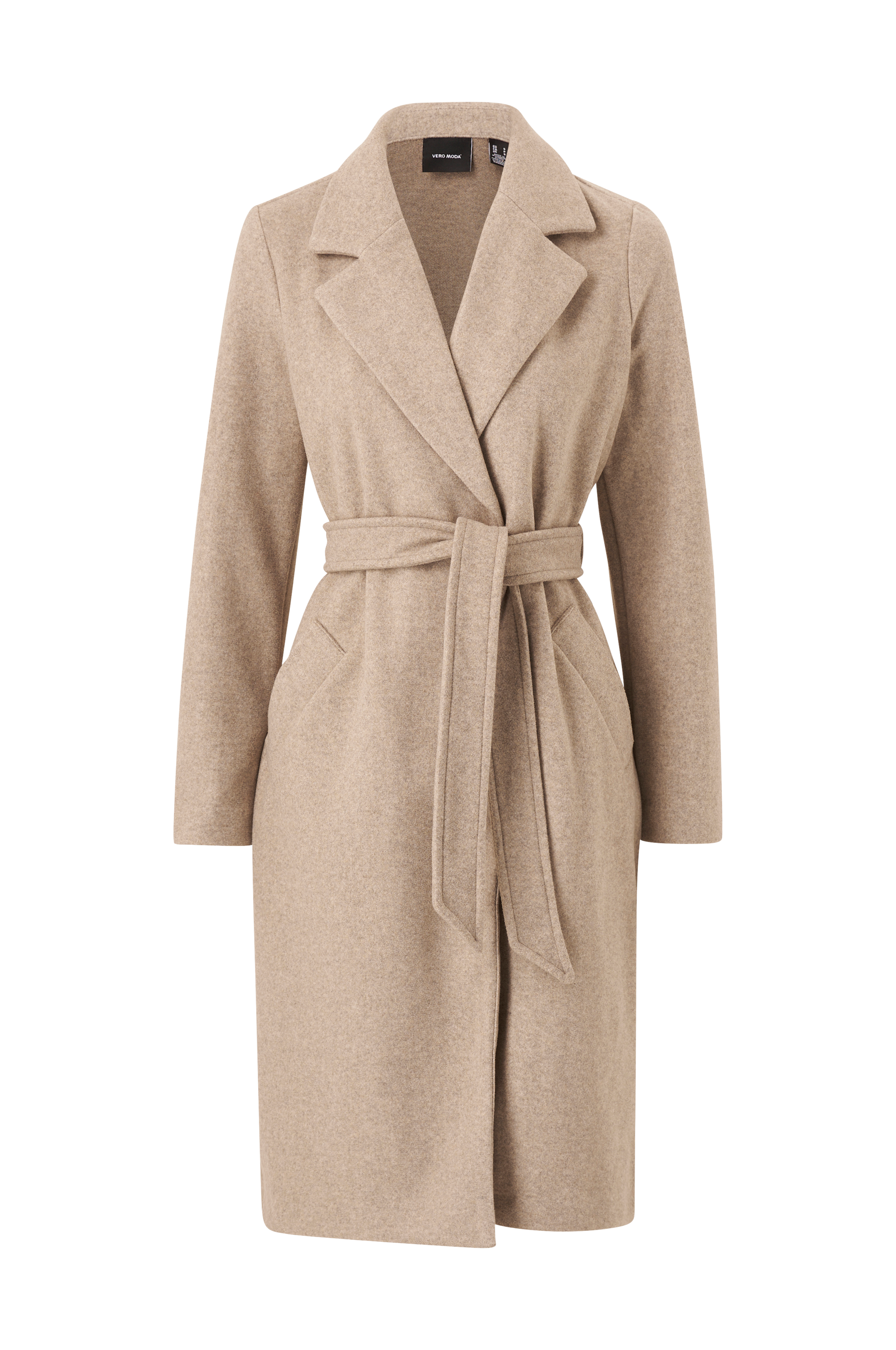 Vero Moda Kåpe vmFortuneaya SS23 Long Coat - Brun - Kåper