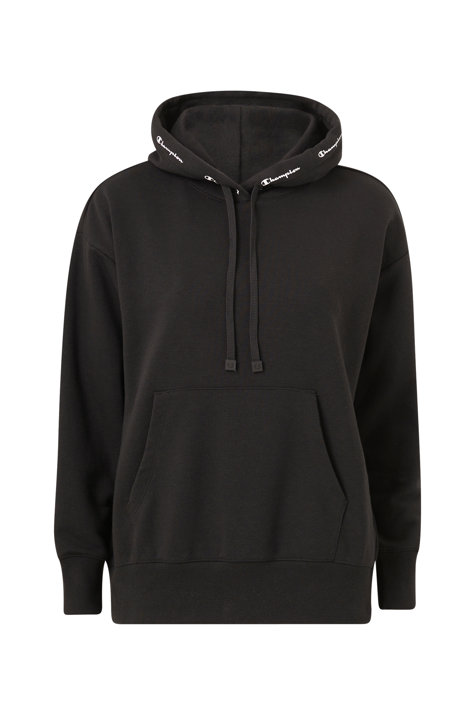 Champion - Hættetrøje Hooded Sweatshirt - Sort - 36