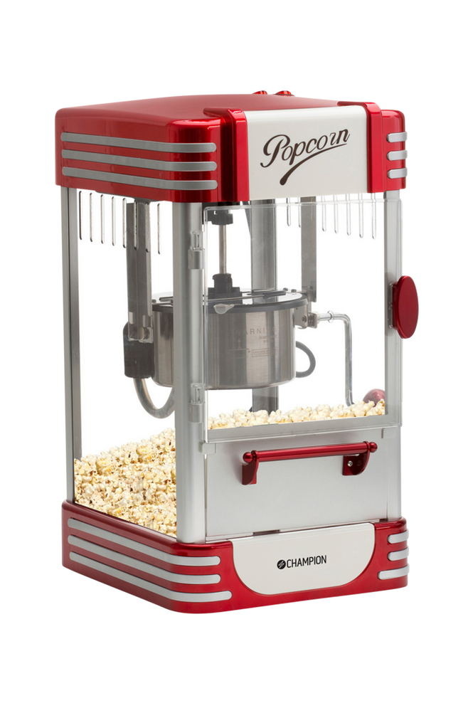Popcornmaskin Retro XL PCM406 - rød metallic
