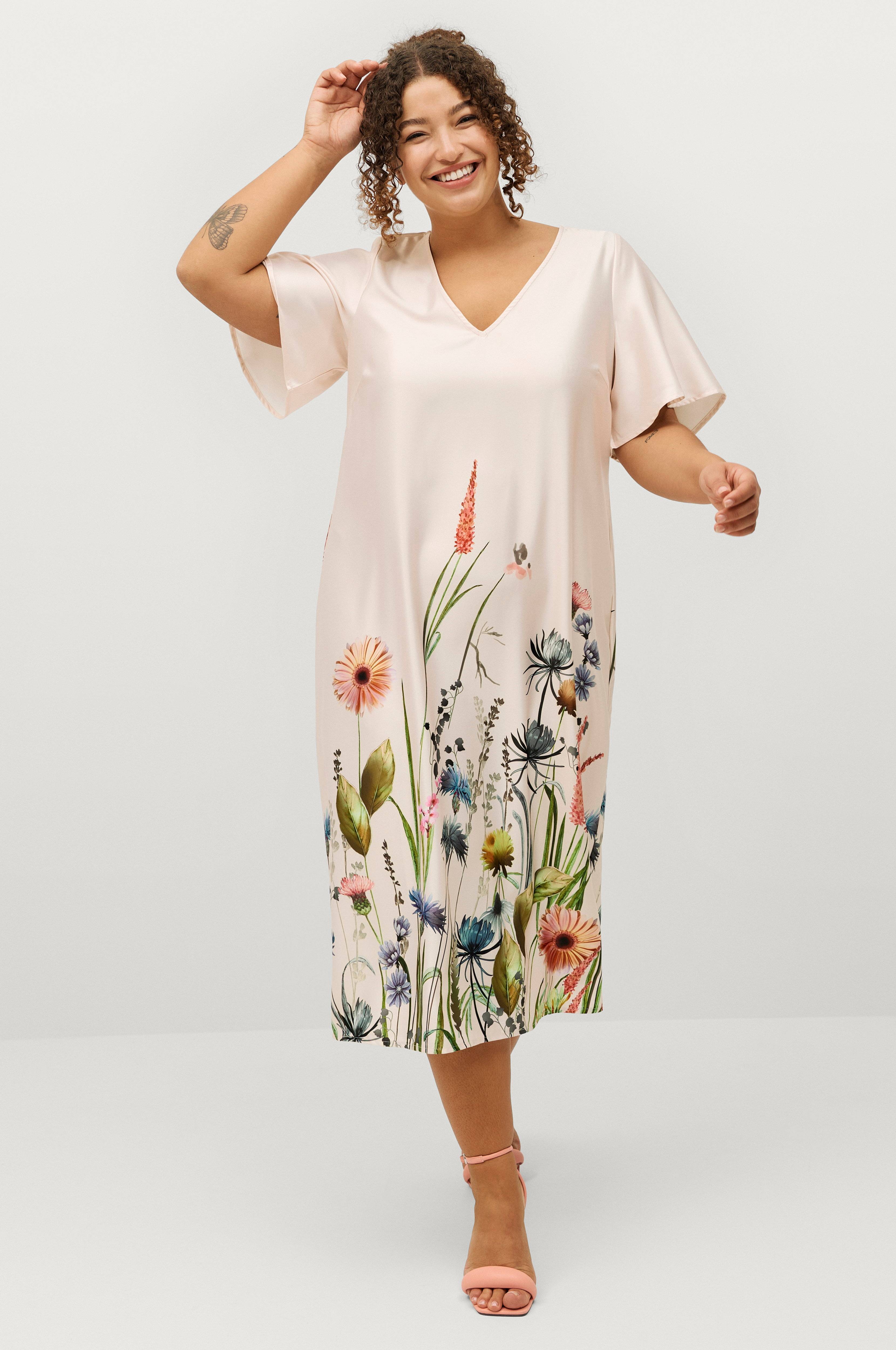Monika dress - lang kjole - ziggy floral main image 1
