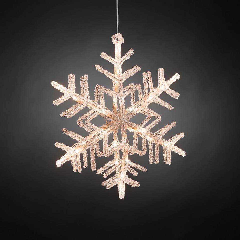 Konstsmide Snöflinga LED 30cm, vit från Konstsmide, bild 2