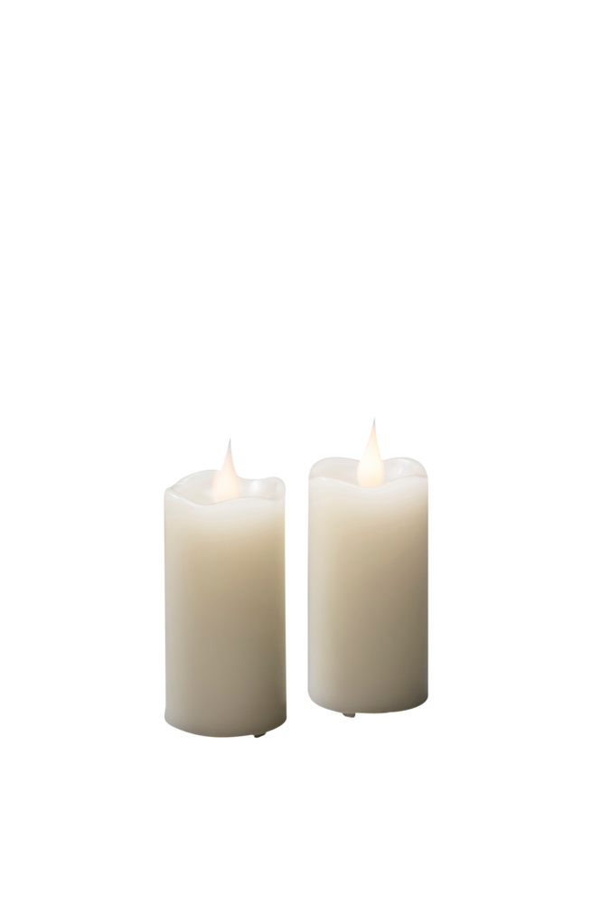 Vahakynttilät LED 5x10 cm, 2 kpl