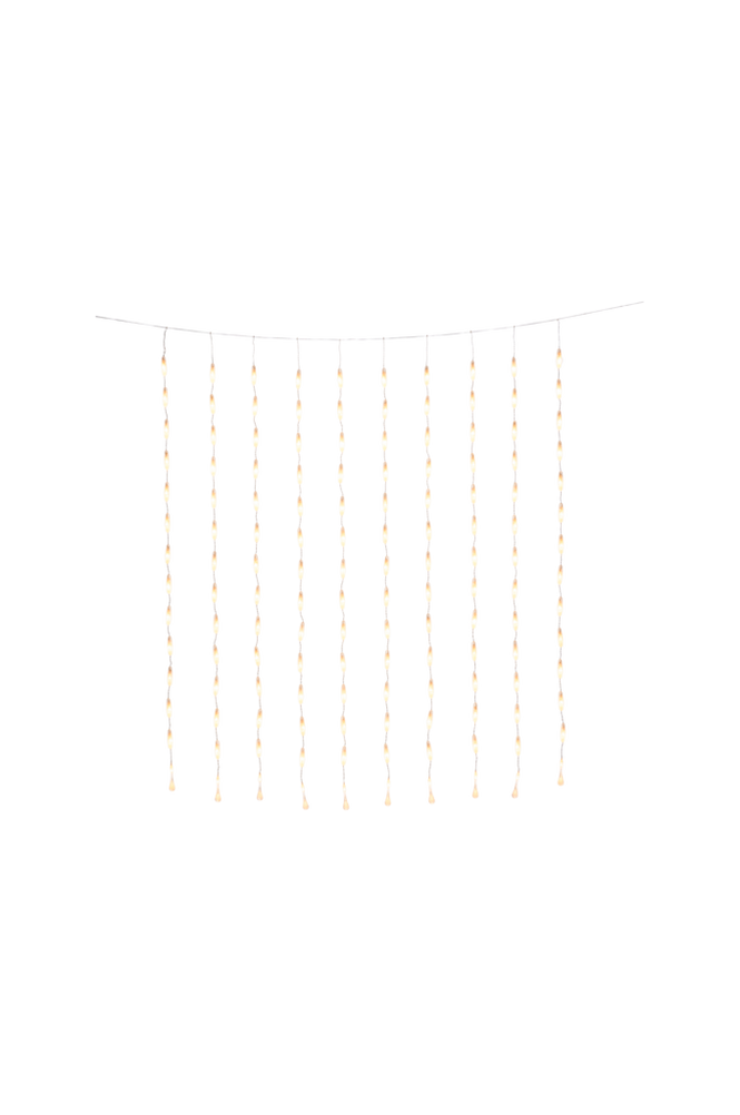 Gardinslinga droppar 140 LED 120cm