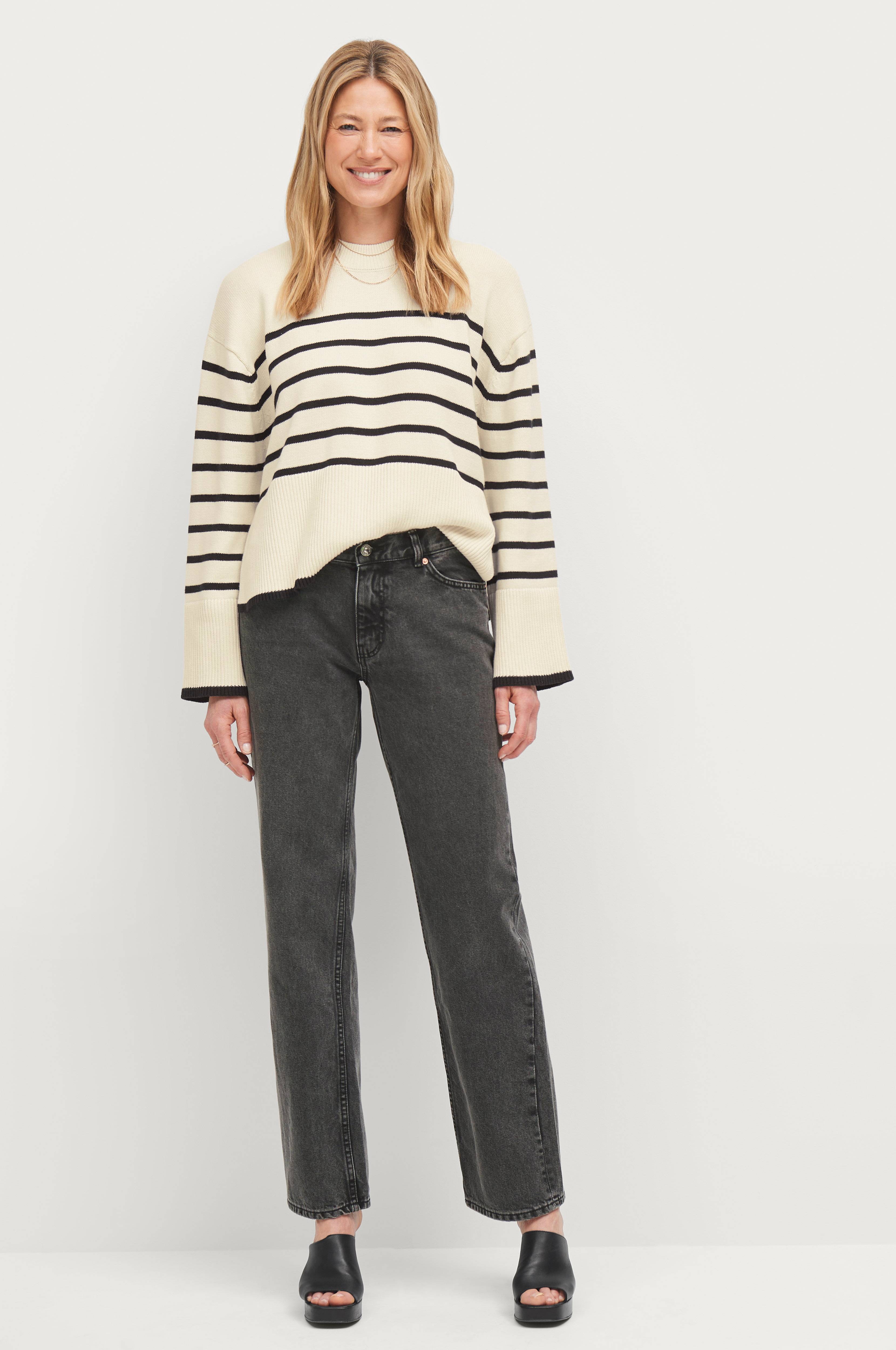 Ginatricot / Damen-Jeans / Low straight jeans