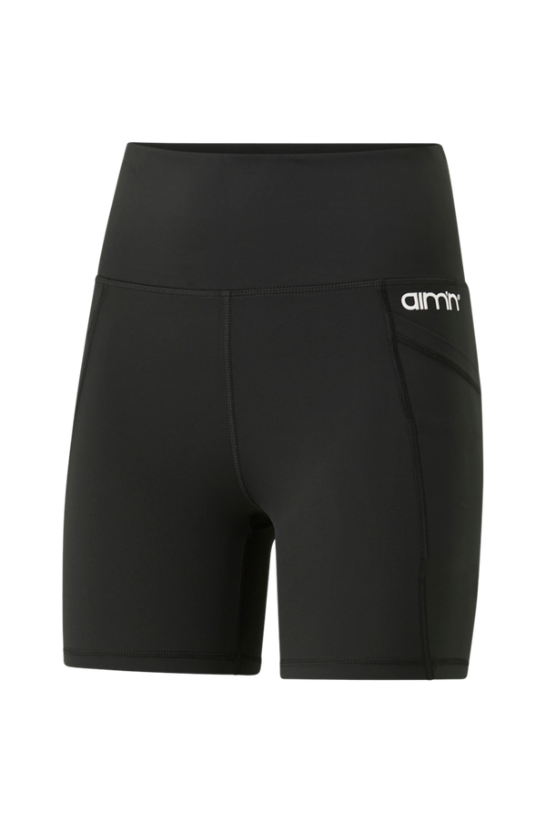 Aim'n - Cykelshorts Double Pocket Midi Biker Shorts - Sort - XS