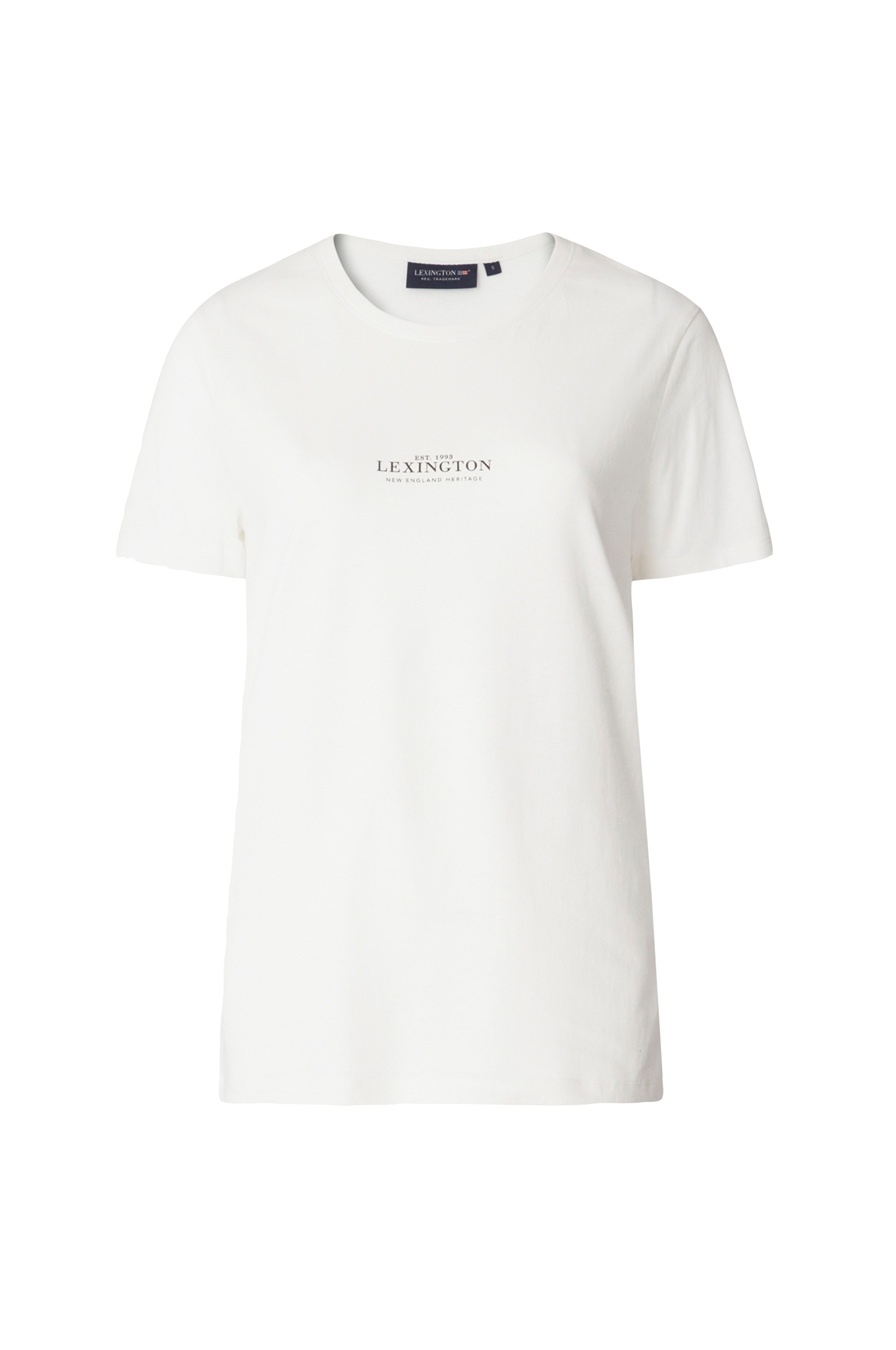 Lexington Tshirt Vanessa Organic Cotton Tee Vit Tshirts Ellos.se
