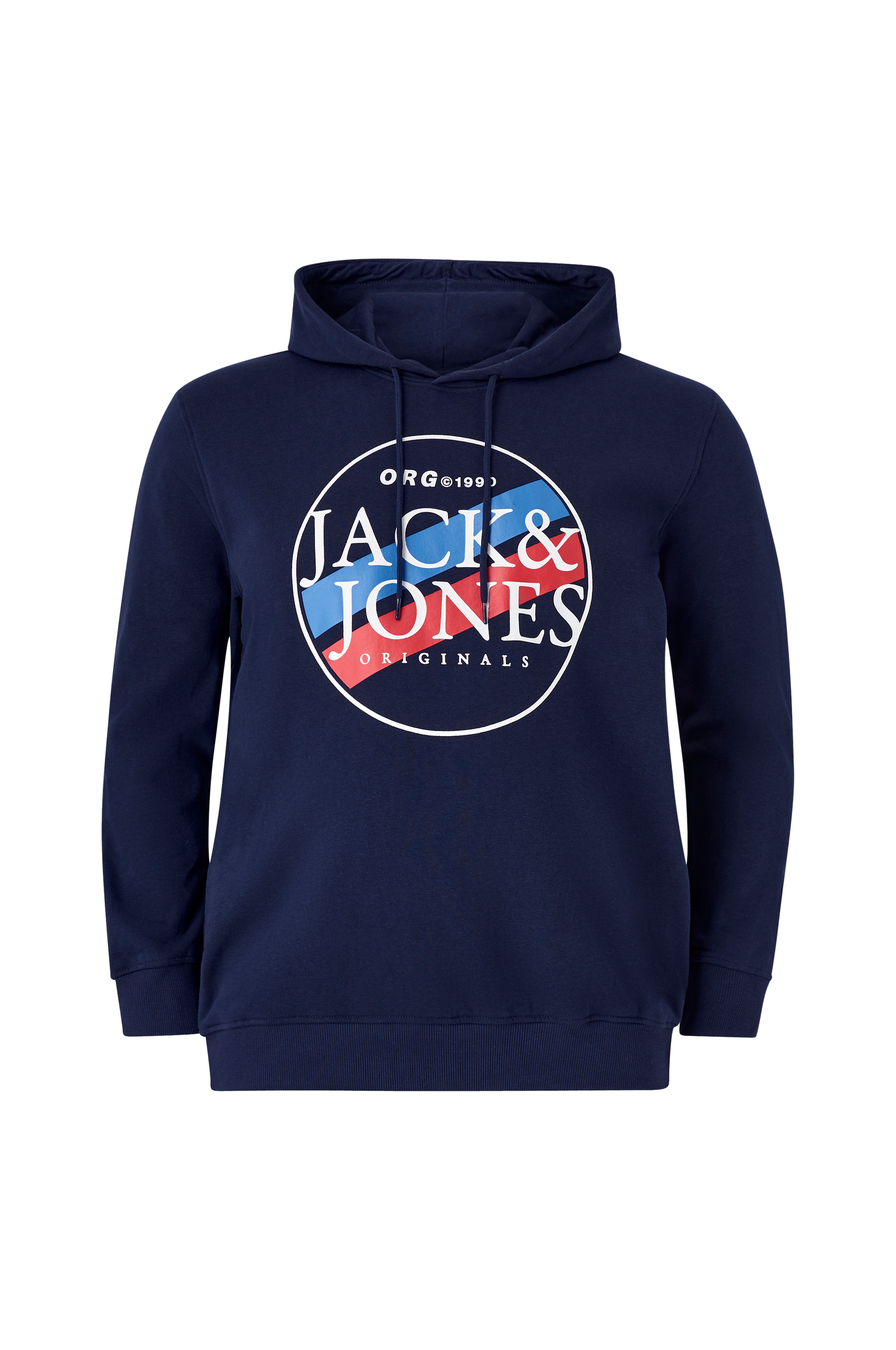 Jack & Jones - Hættetrøje jorCodyy Sweat Hood Pls - Blå - 3XL